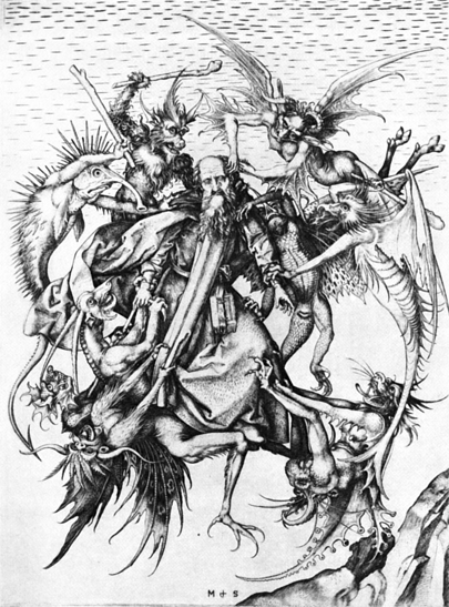 Heiliger Antonius - Martin Schongauer