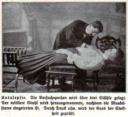 Bild: Kataleptische Starre- Hans Ertl ca. 1920