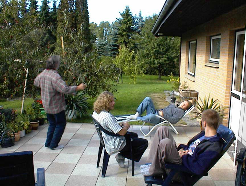 Buchhorst: Terrasse